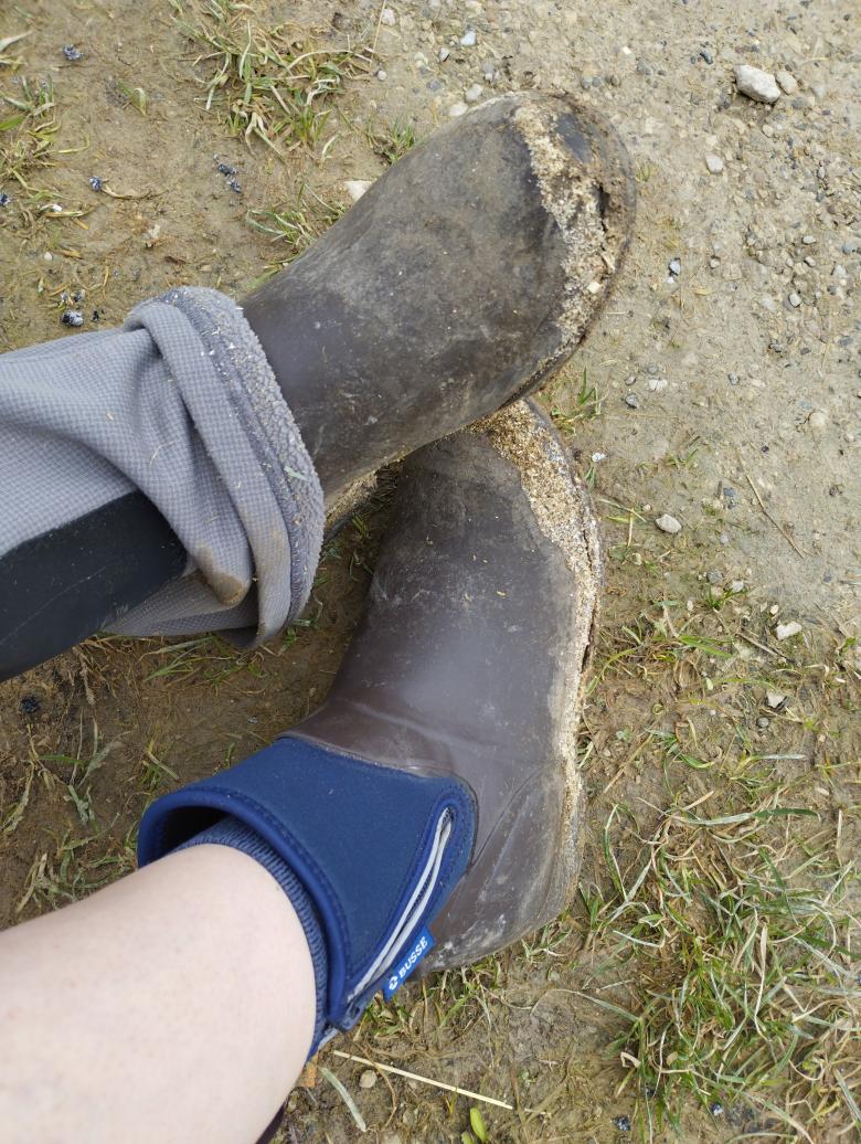 Dreckige Schuhe