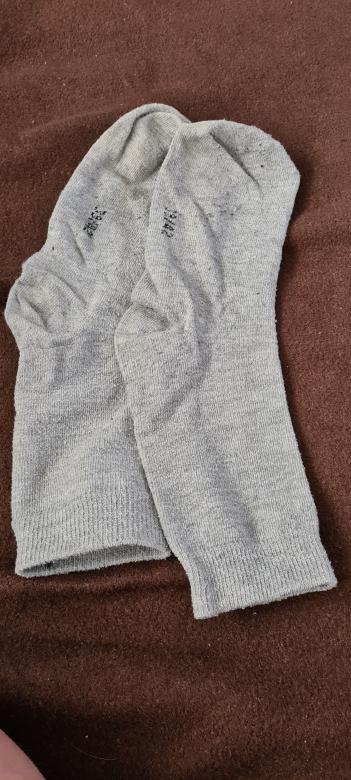 Getragene Socken