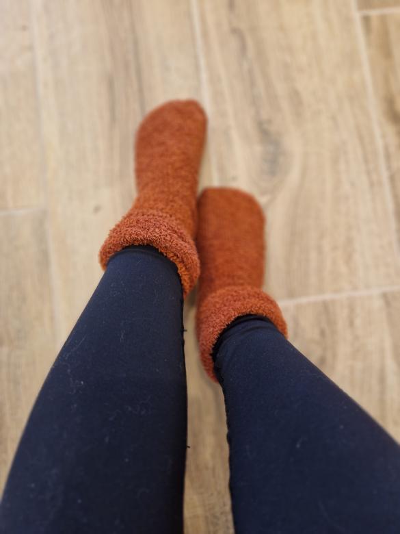 Getragene Kuschelsocken