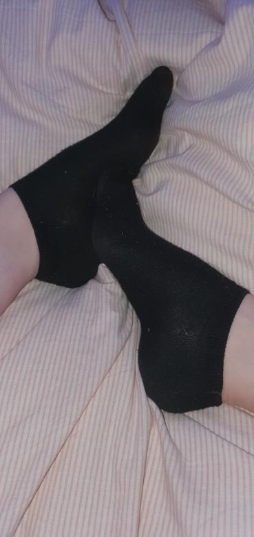 Socken getragen