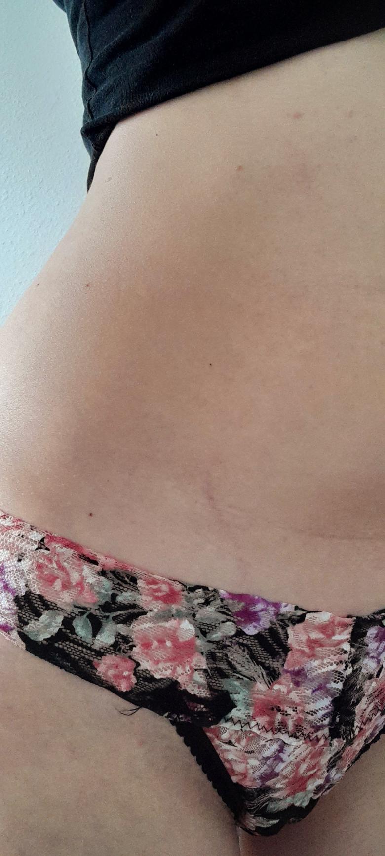 Bunter Spitzenslip