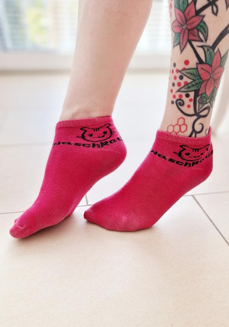 kurze pinke Socken