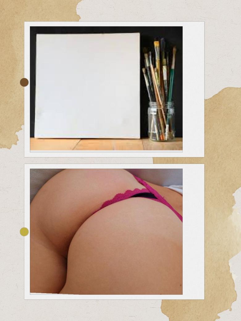 Butt painting