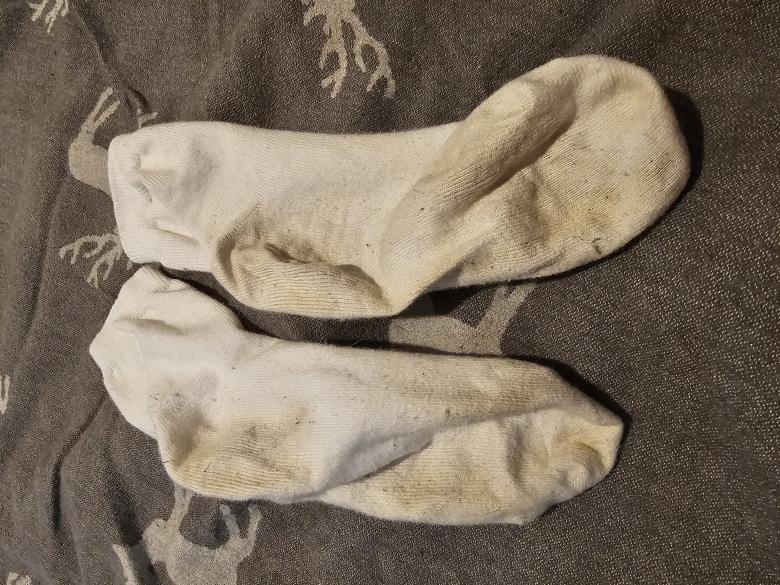 Weiße Stinkesocken