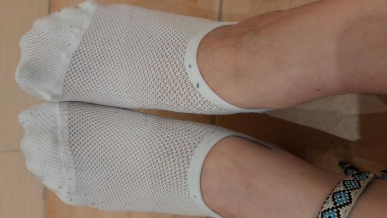 Meshsocken weiß