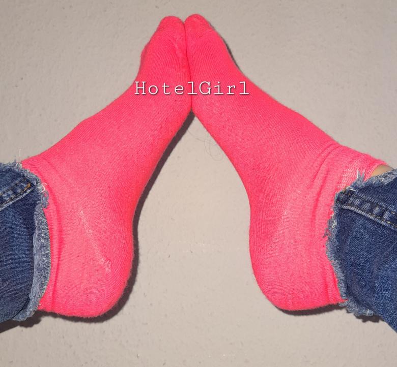Socken - Neon pink
