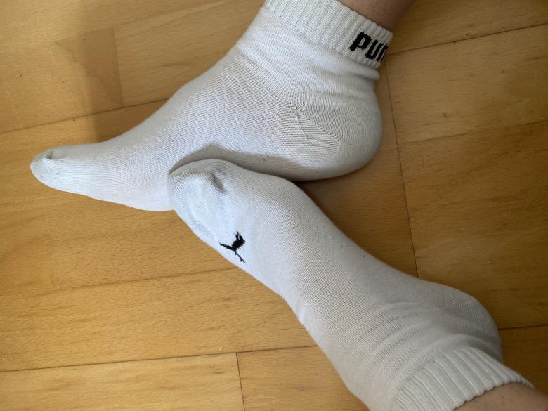 Weisse Puma Socken