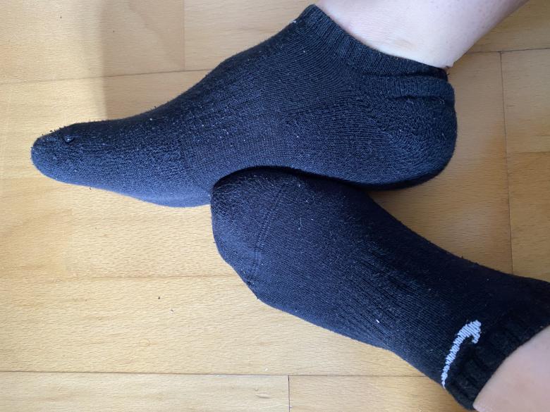 Schwarze Nike Socken