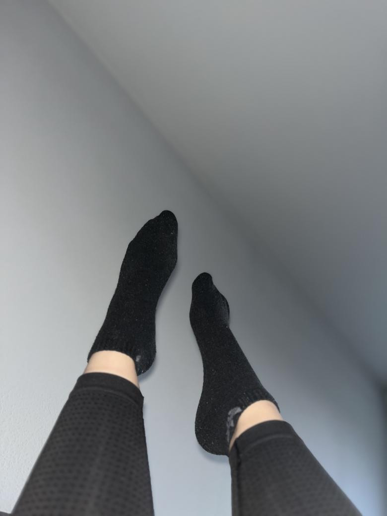 Getragene Socken