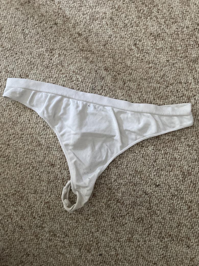Alter weißer Tanga