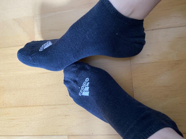 Schwarze Adidas Socken