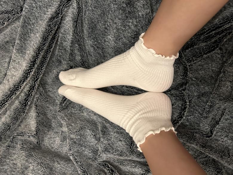 Getragene Socken