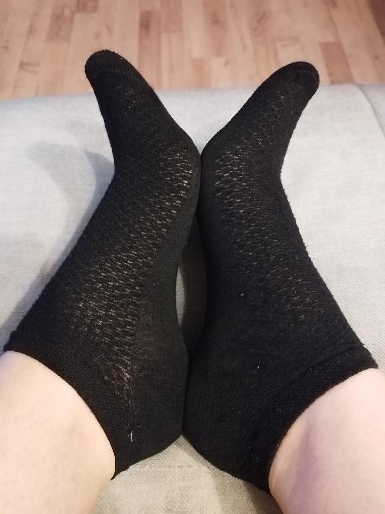 Schwarze Sneakersocken