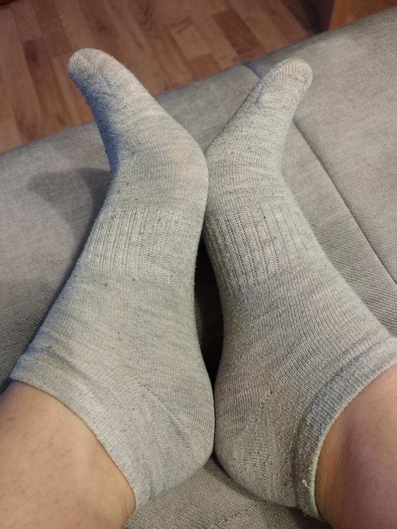 Graue Sneakersocken