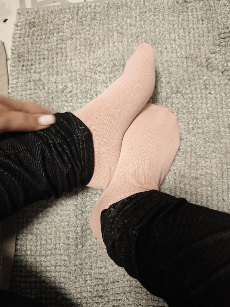 Niedliche Sneaker Socken rosa