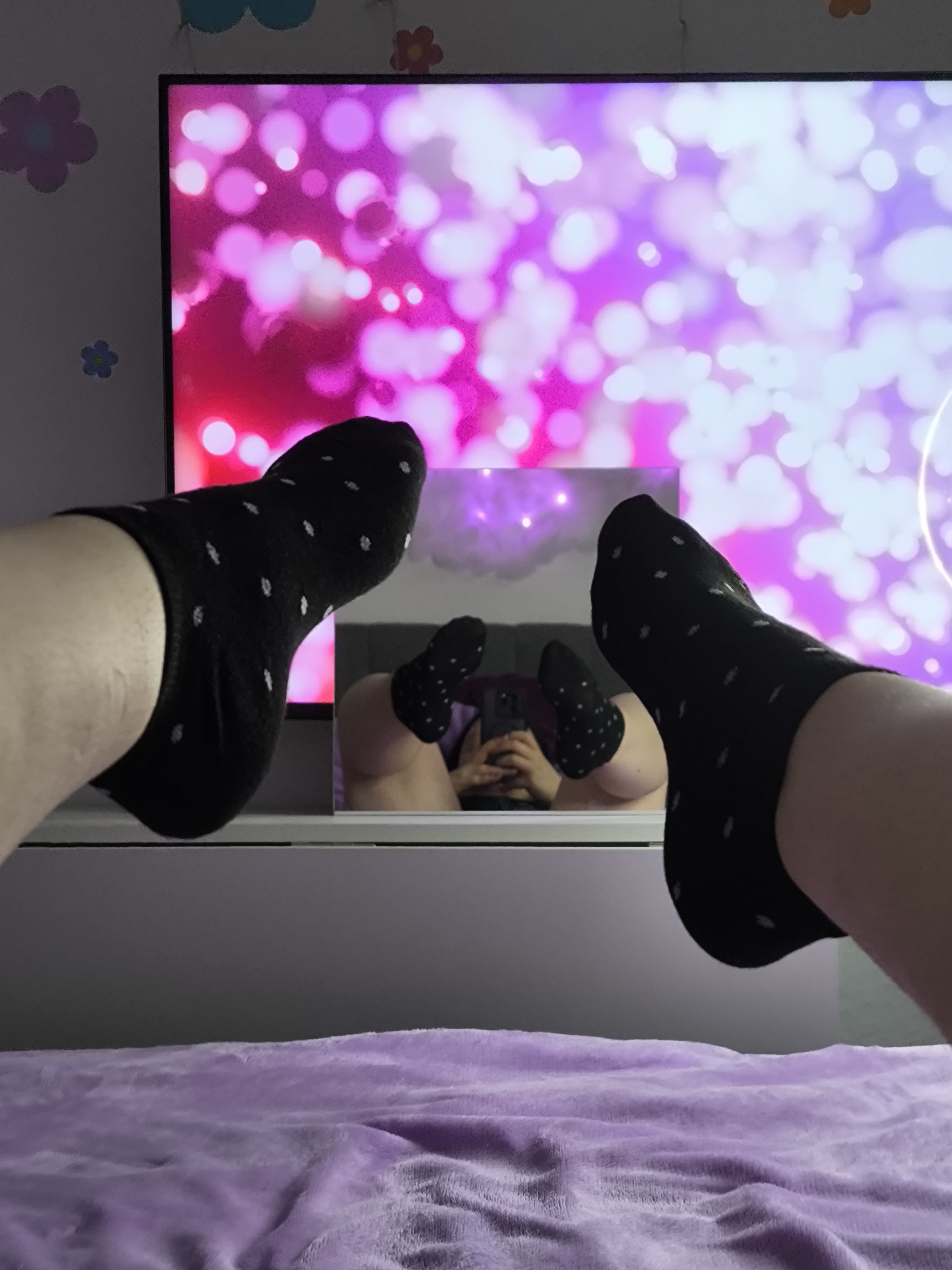 🧦🖤🤍 Schwarze Pünktchen Söckchen 🖤
