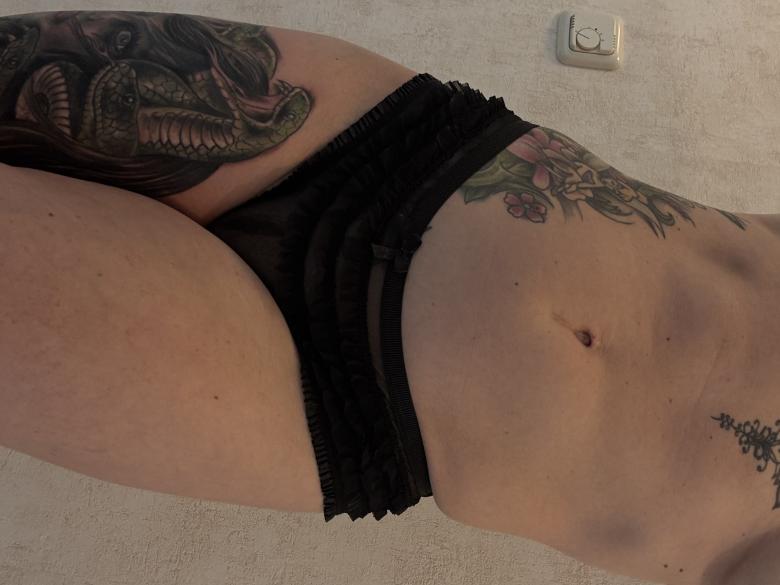 Schwarze Hot Pants