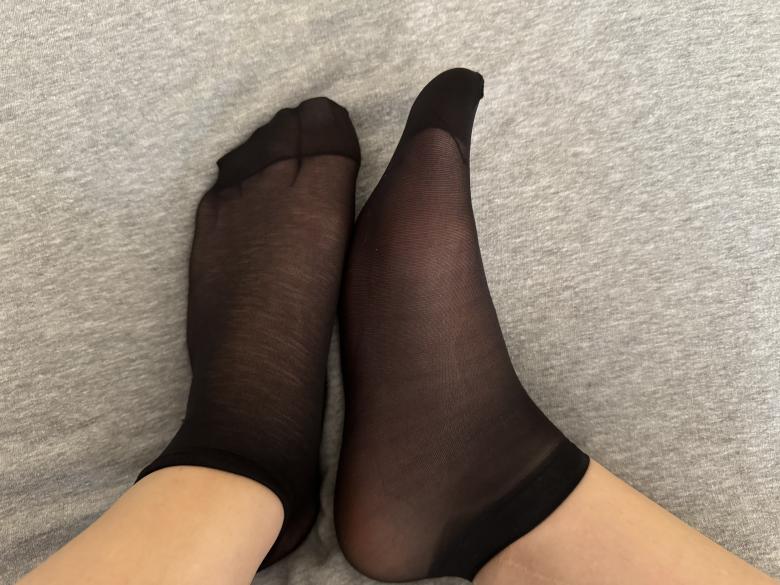 Nylonsocken Schwarz