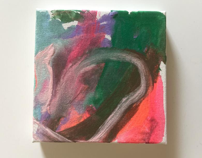 Acryl auf Leinwand 15x15 cm