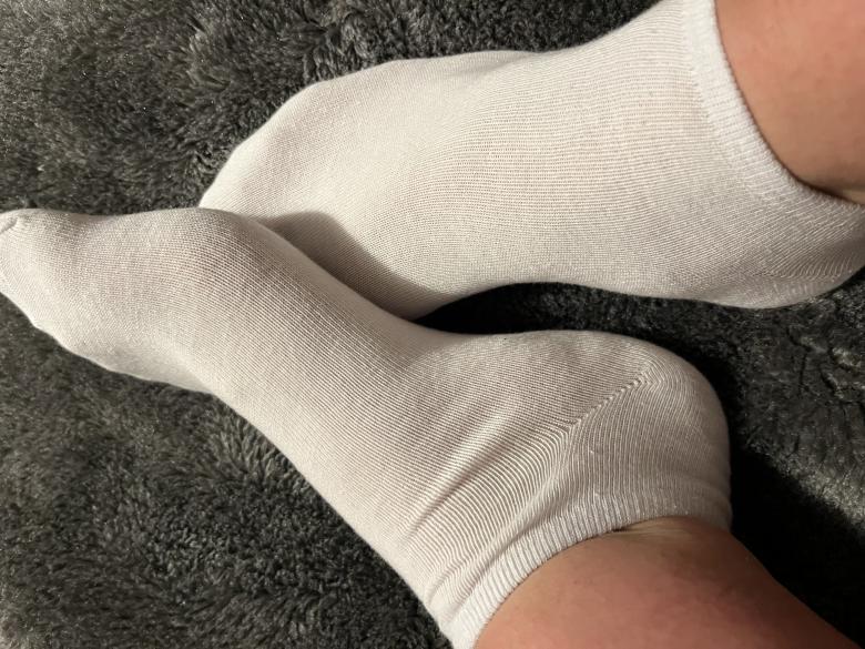 Getragene Socken