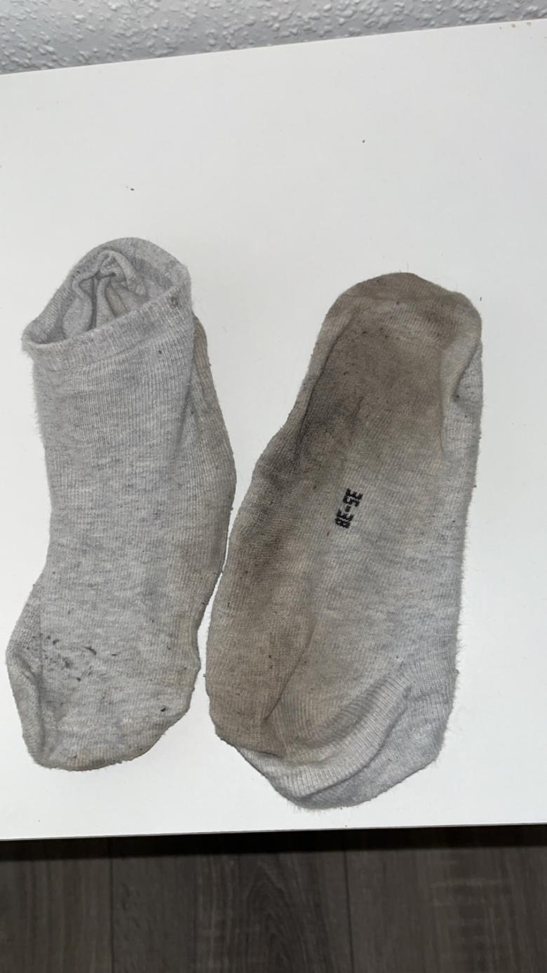 Graue Frauen socken