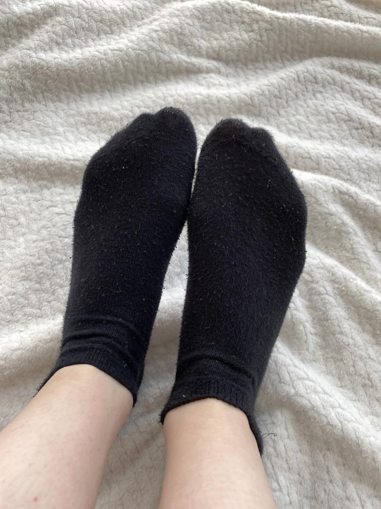 Schwarze Sneaker Socken