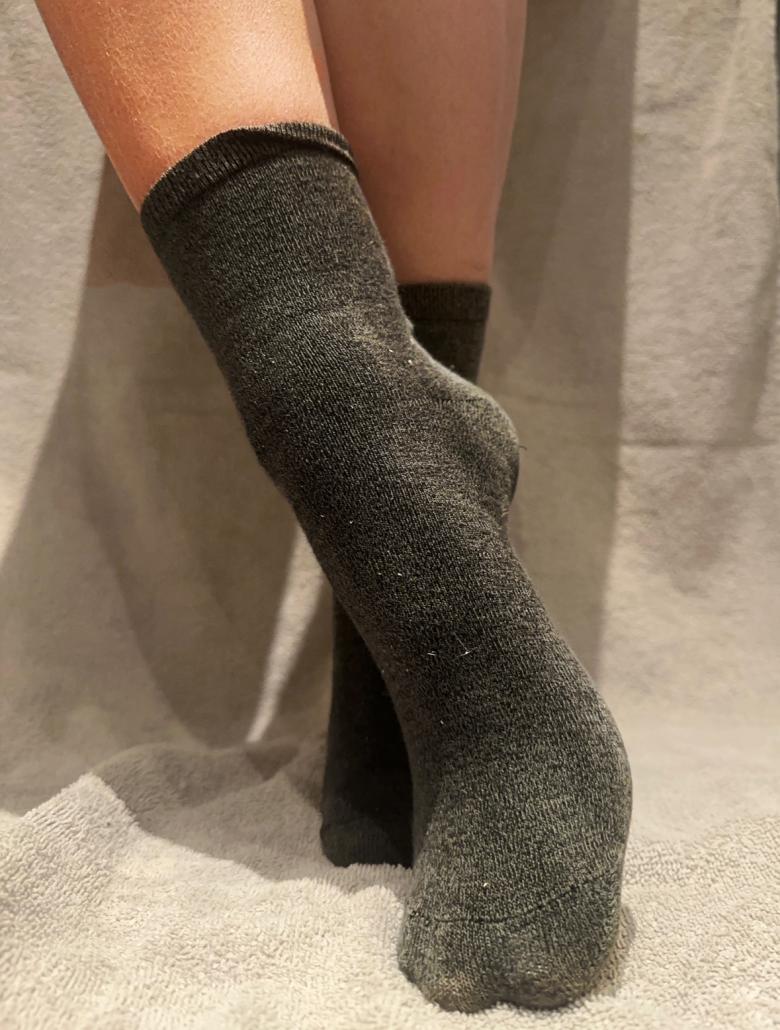 Socken lange getragen