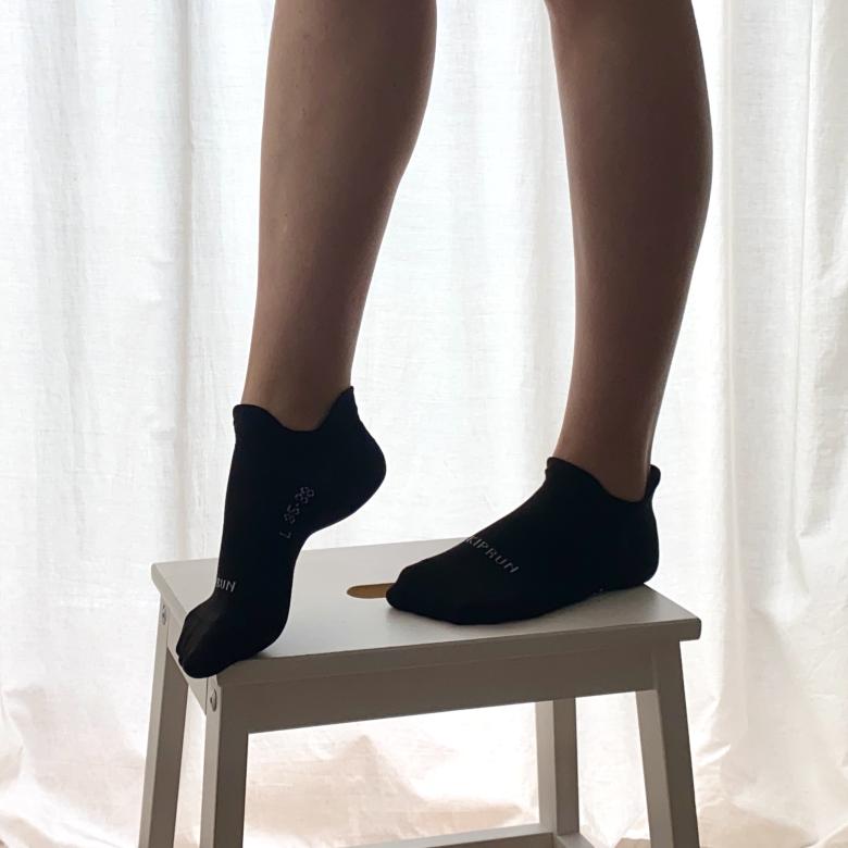 Schwarze Laufsocken