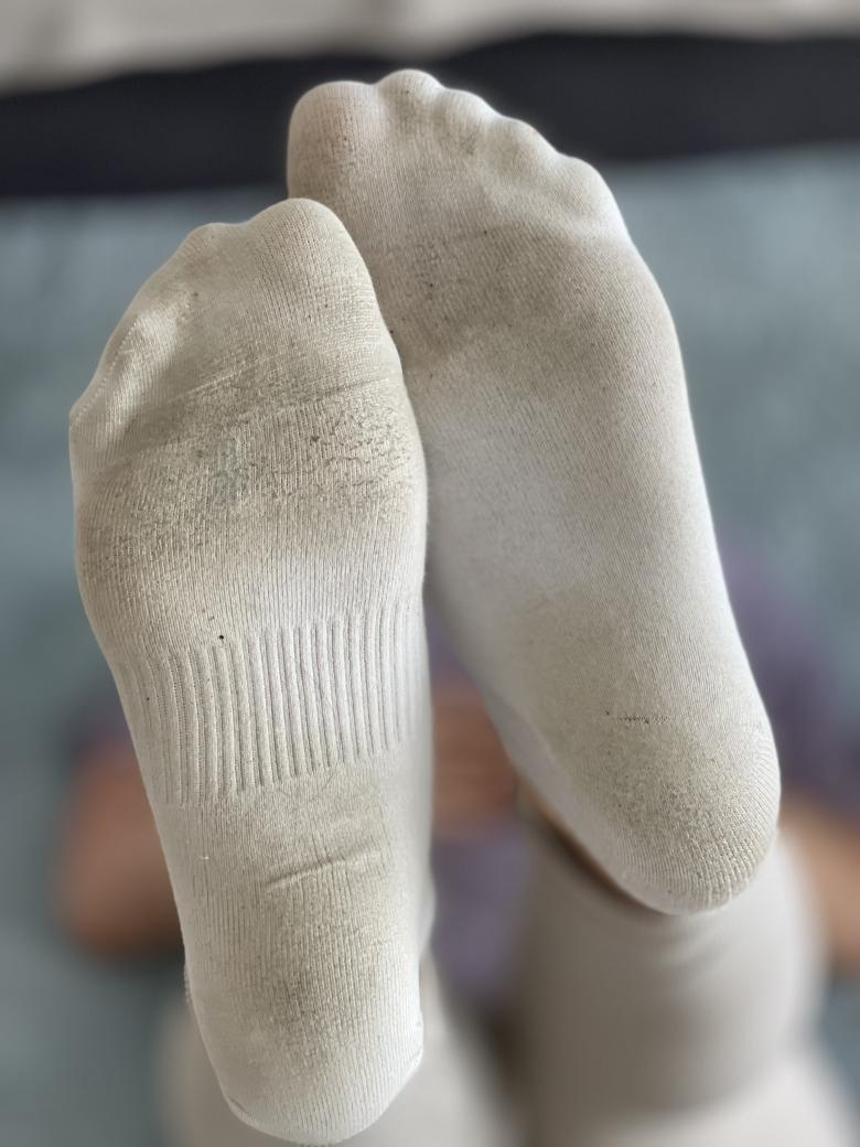 Weiße Socken
