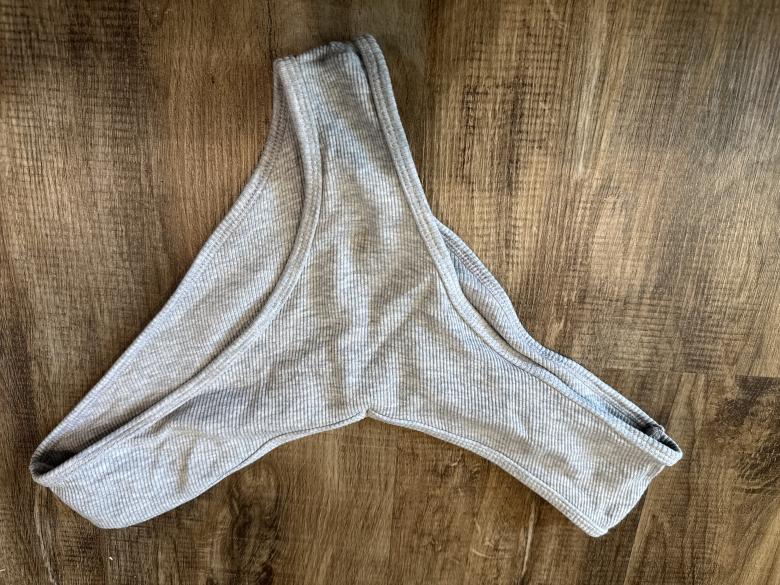 Baumwollslip grau