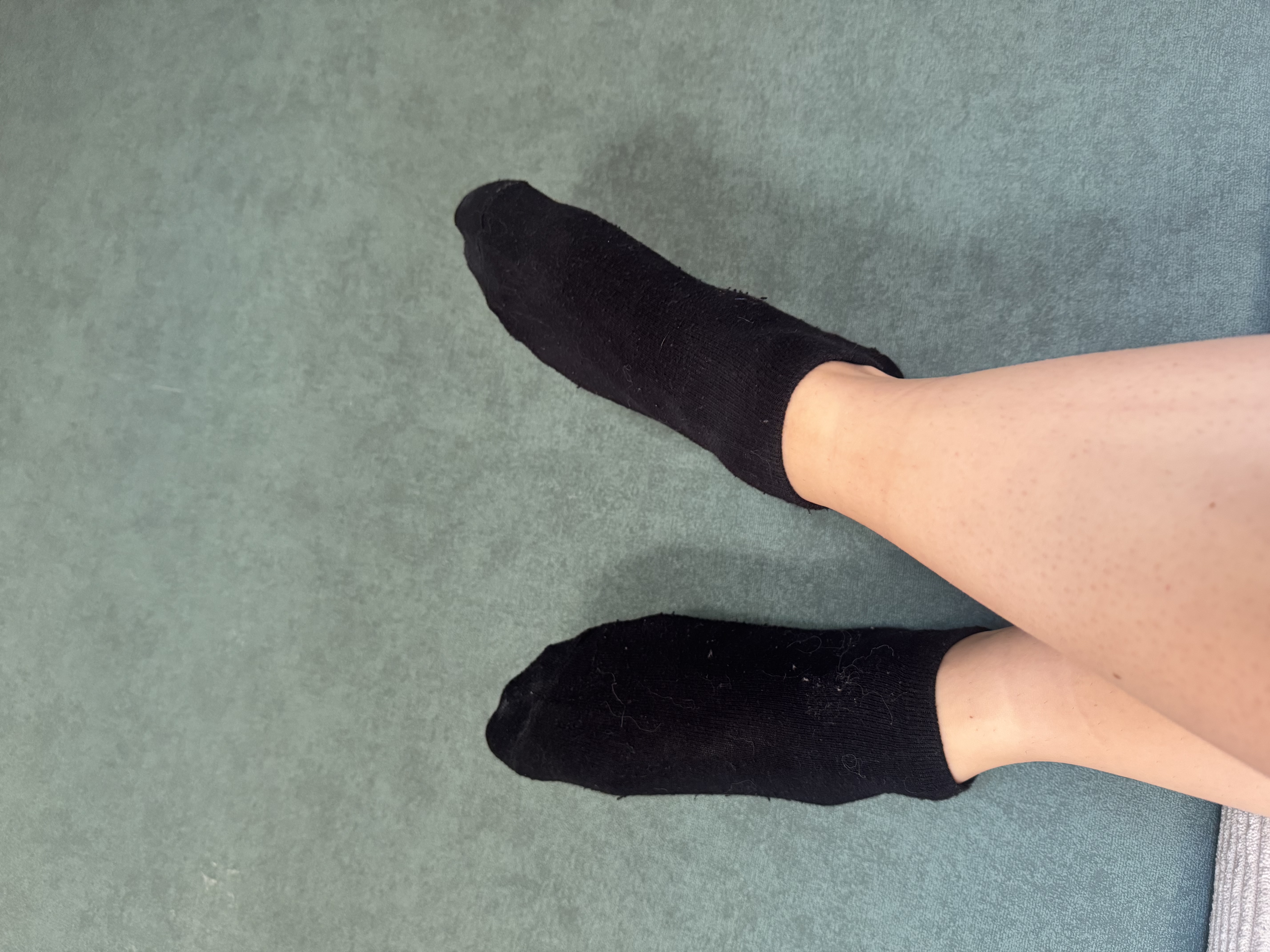 Schwarze Sneaker Socken