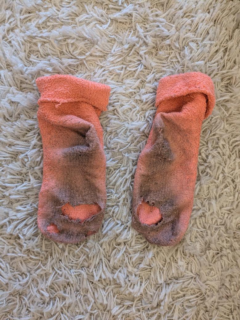 Getragene Sockis!