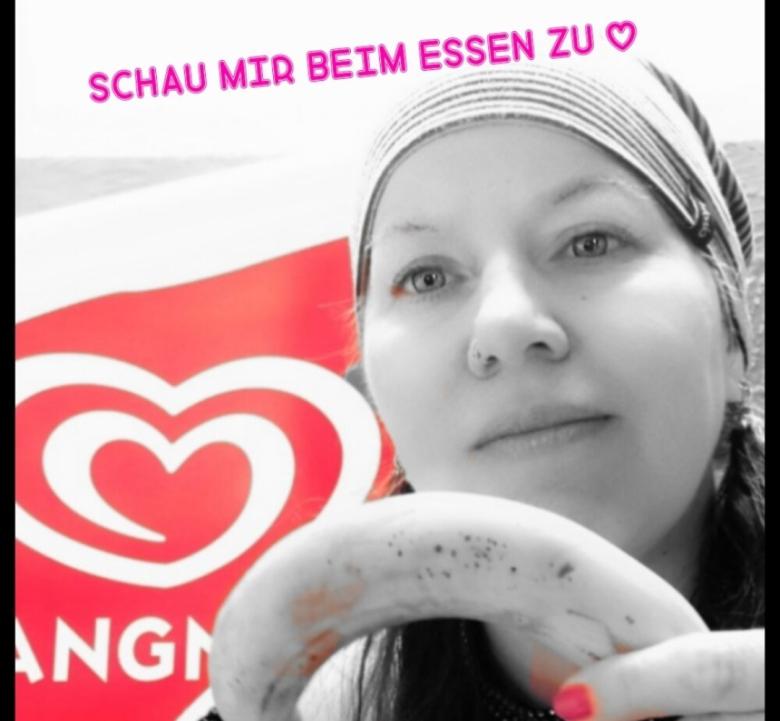 Schau mir beim Essen zu