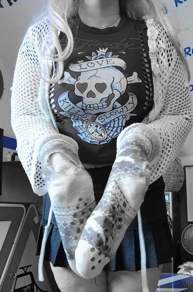Socken mit Anweisung