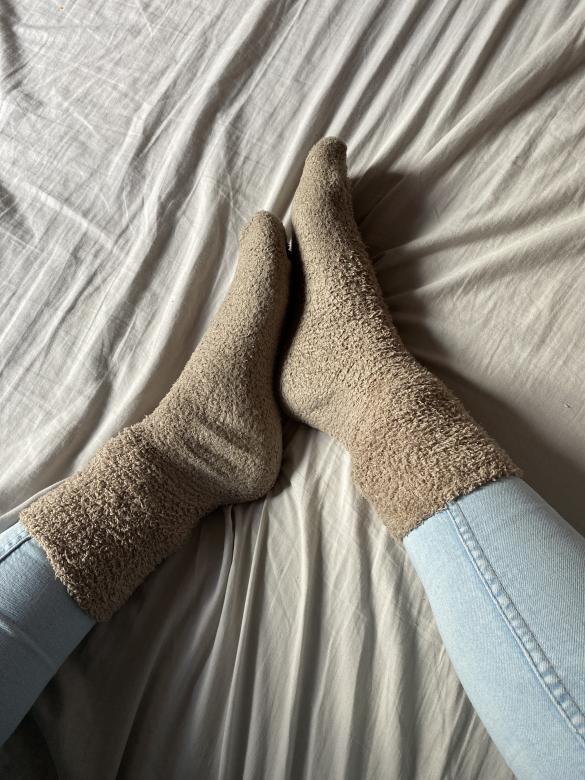 Schwitzige Kuschelsocken