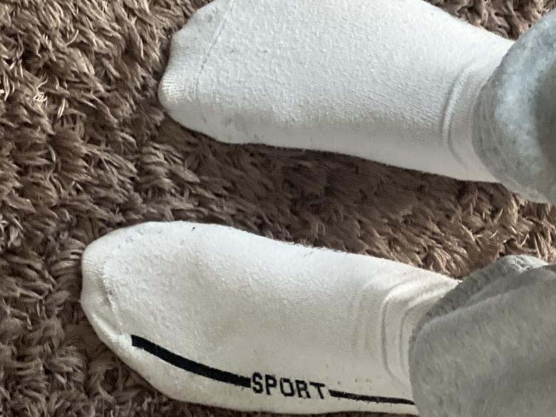Getragen Socken