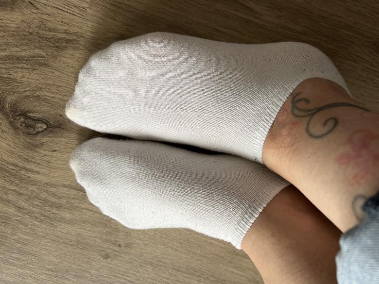 Weiße  Socken