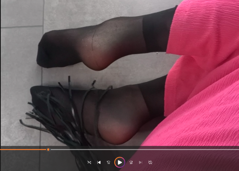 Nylon Sohlen auspeitschen